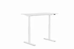 Skrivbord Smart - Vit/Vit Höj/Sänkbart, 120cm - KARE Design