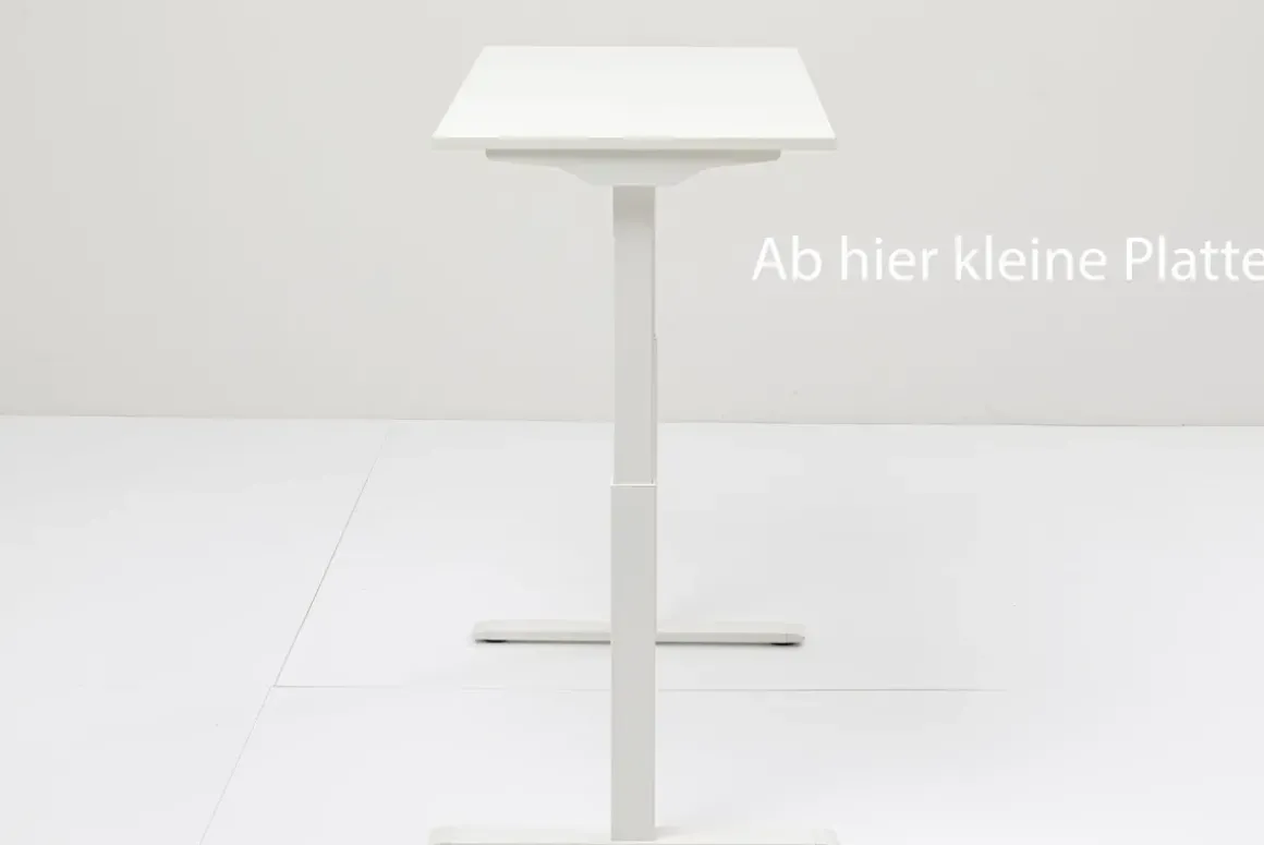 Skrivbord Smart - Vit/Vit Höj/Sänkbart, 140cm - KARE Design