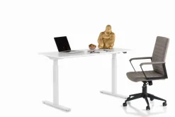 Skrivbord Smart - Vit/Vit Höj/Sänkbart, 140cm - KARE Design