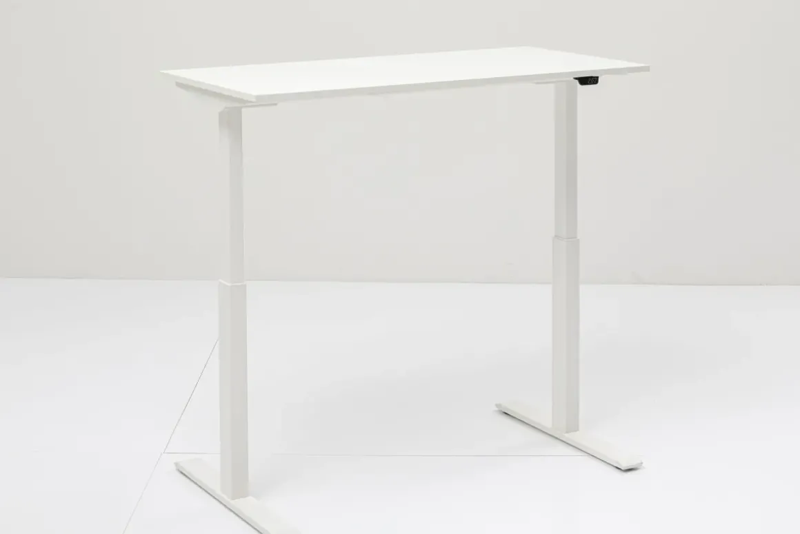 Skrivbord Smart - Vit/Vit Höj/Sänkbart, 140cm - KARE Design