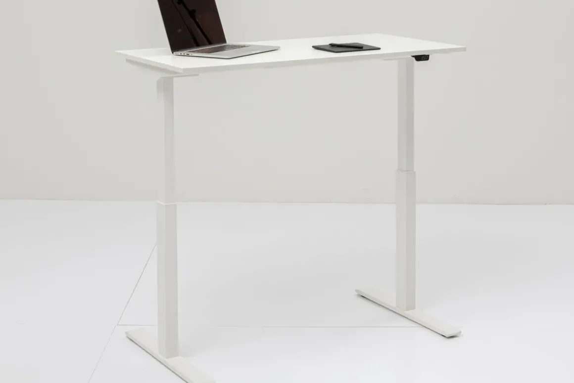 Skrivbord Smart - Vit/Vit Höj/Sänkbart, 140cm - KARE Design