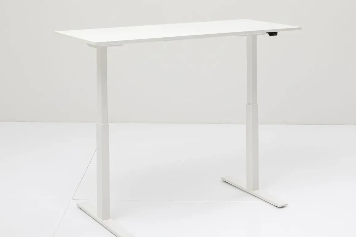 Skrivbord Smart - Vit/Vit Höj/Sänkbart, 140cm - KARE Design