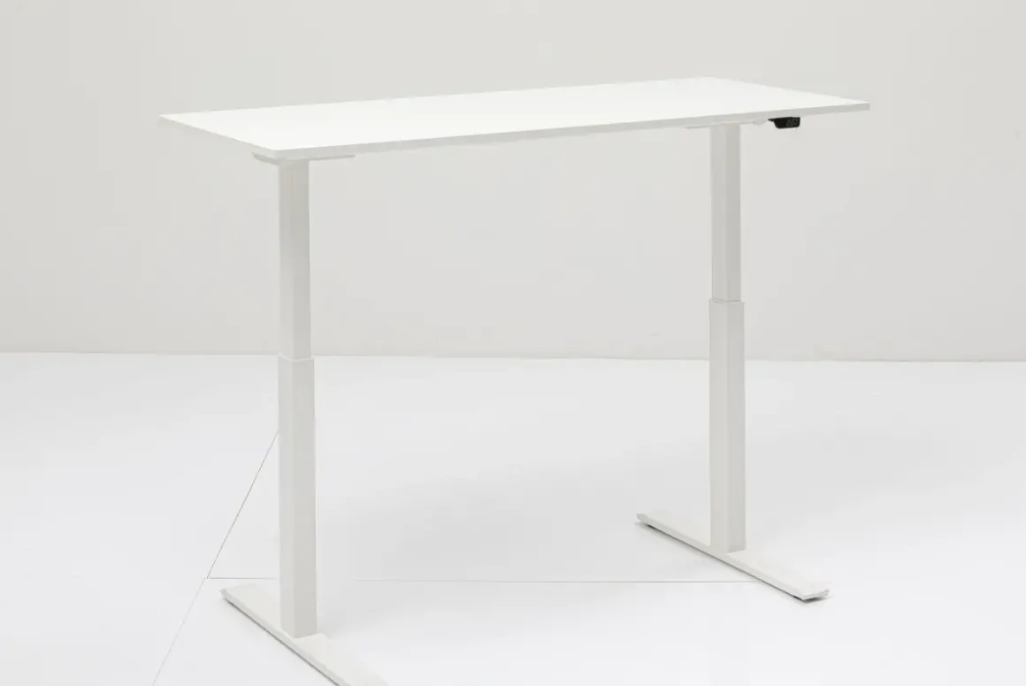 Skrivbord Smart - Vit/Vit Höj/Sänkbart, 140cm - KARE Design