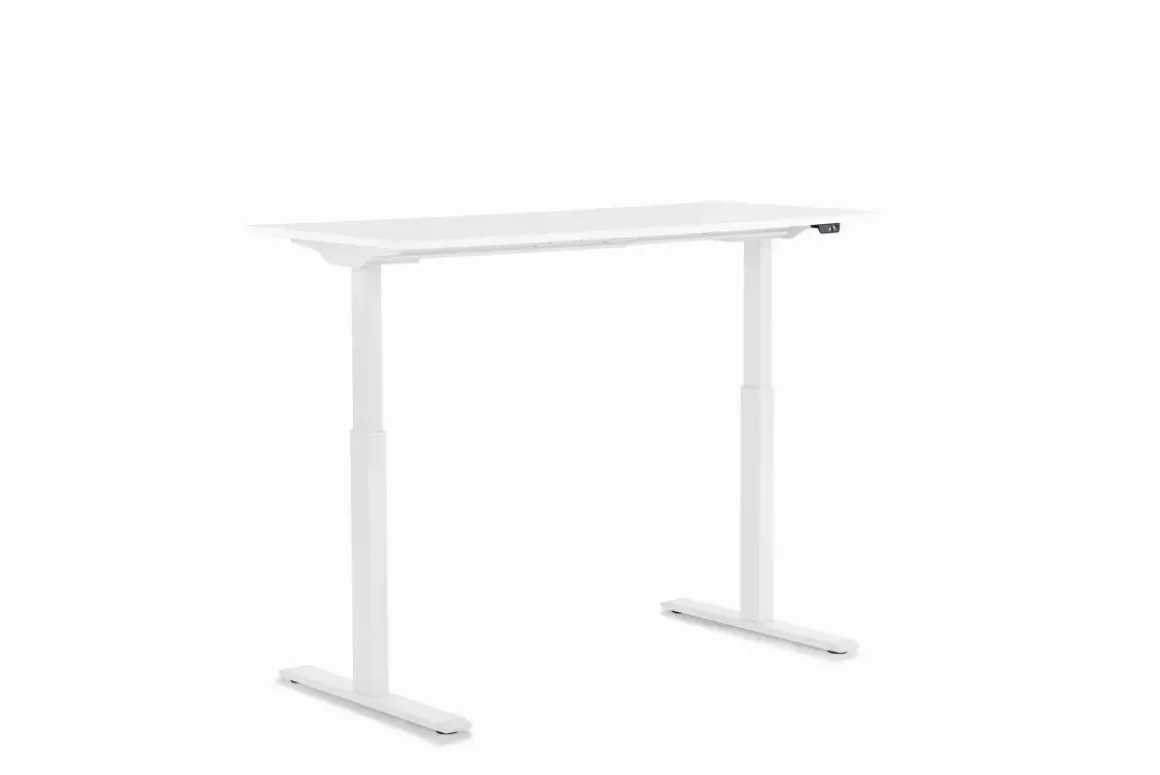 Skrivbord Smart - Vit/Vit Höj/Sänkbart, 140cm - KARE Design