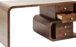 Skrivbord Snake - Valnöt, 150cm - KARE Design