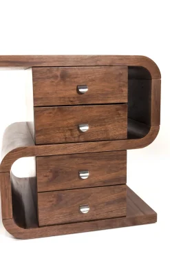 Skrivbord Snake - Valnöt, 150cm - KARE Design