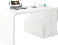 Skrivbord Snake - Vit, 150cm - KARE Design