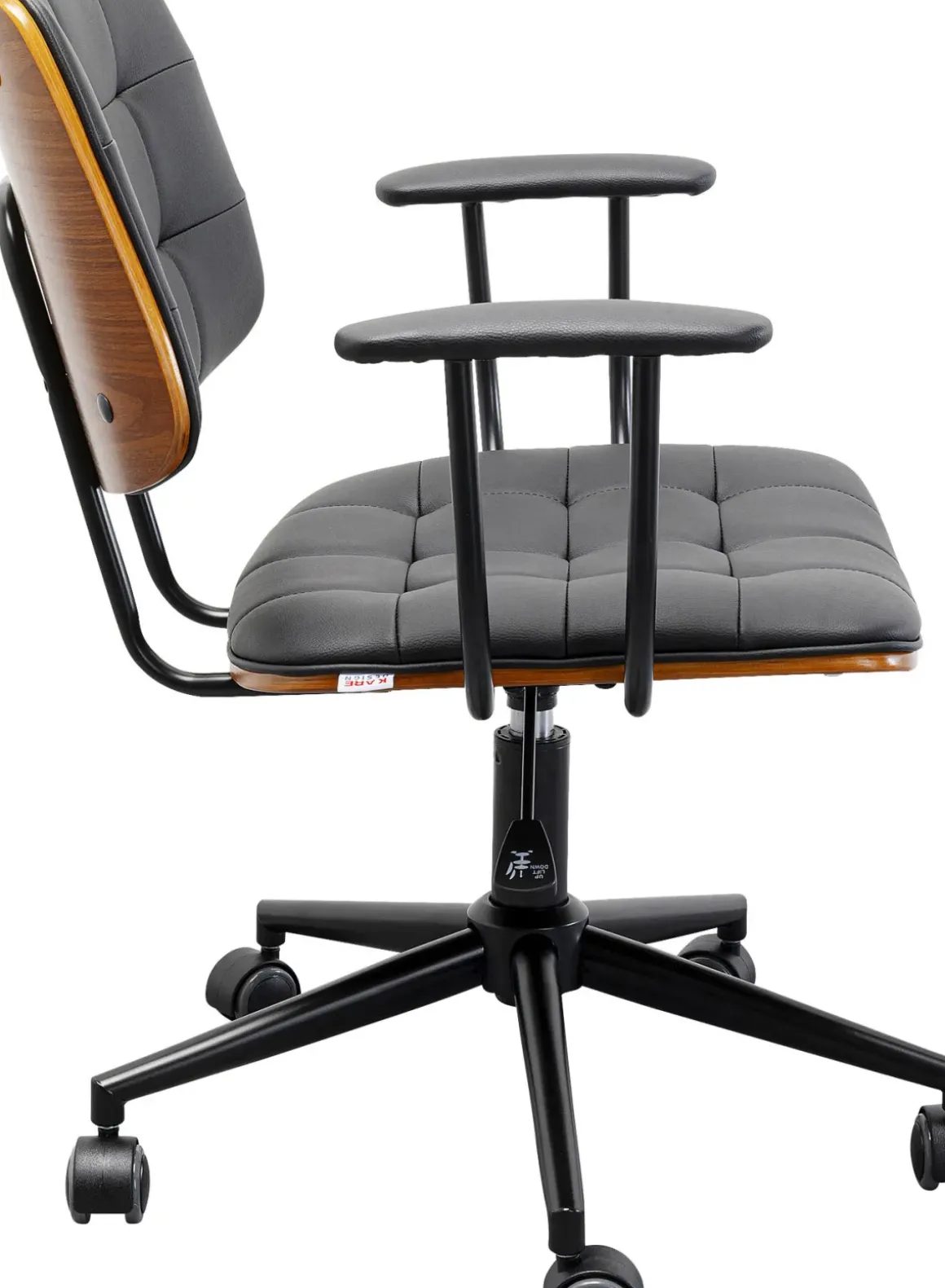 Skrivbordsstol Nelly - Svart - KARE Design
