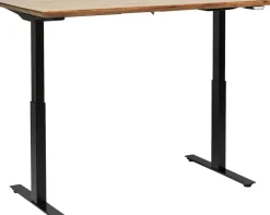 Skrivbord Symphony - Massivt Trä/Svart Höj/Sänkbart, 160cm - KARE Design