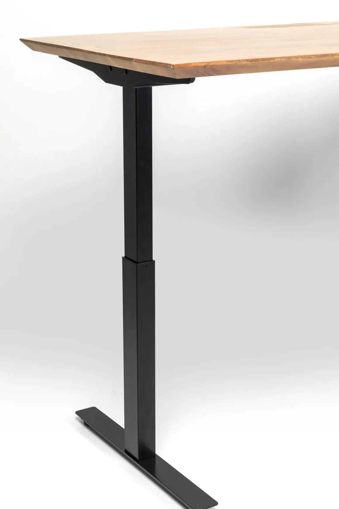 Skrivbord Symphony - Massivt Trä/Svart Höj/Sänkbart, 160cm - KARE Design