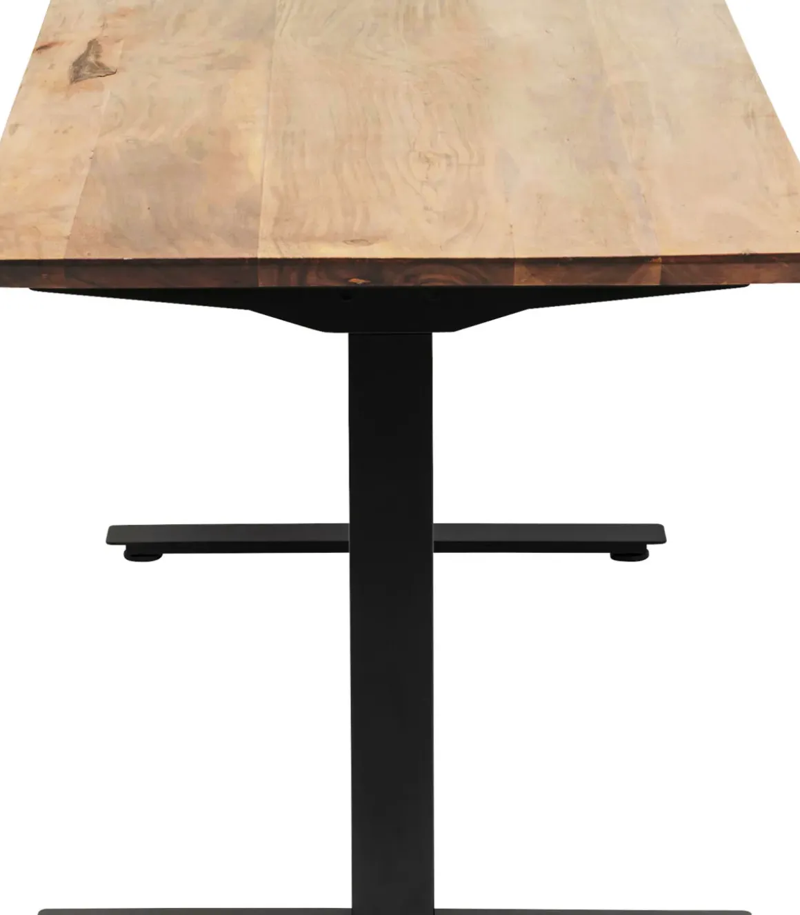 Skrivbord Symphony - Massivt Trä/Svart Höj/Sänkbart, 160cm - KARE Design