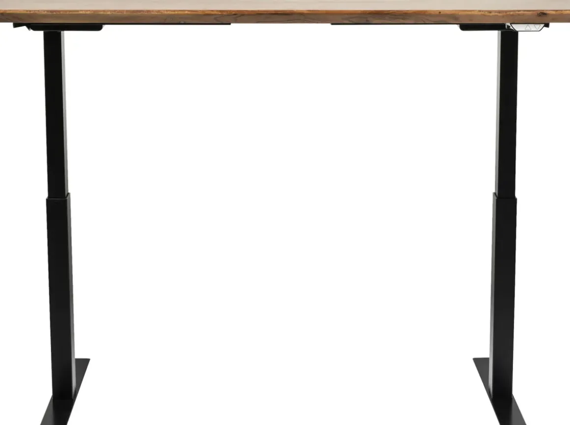 Skrivbord Symphony - Massivt Trä/Svart Höj/Sänkbart, 160cm - KARE Design