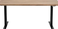 Skrivbord Symphony - Massivt Trä/Svart Höj/Sänkbart, 160cm - KARE Design