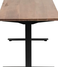 Skrivbord Symphony - Mörkt Trä/Svart Höj/Sänkbart, 160cm - KARE Design