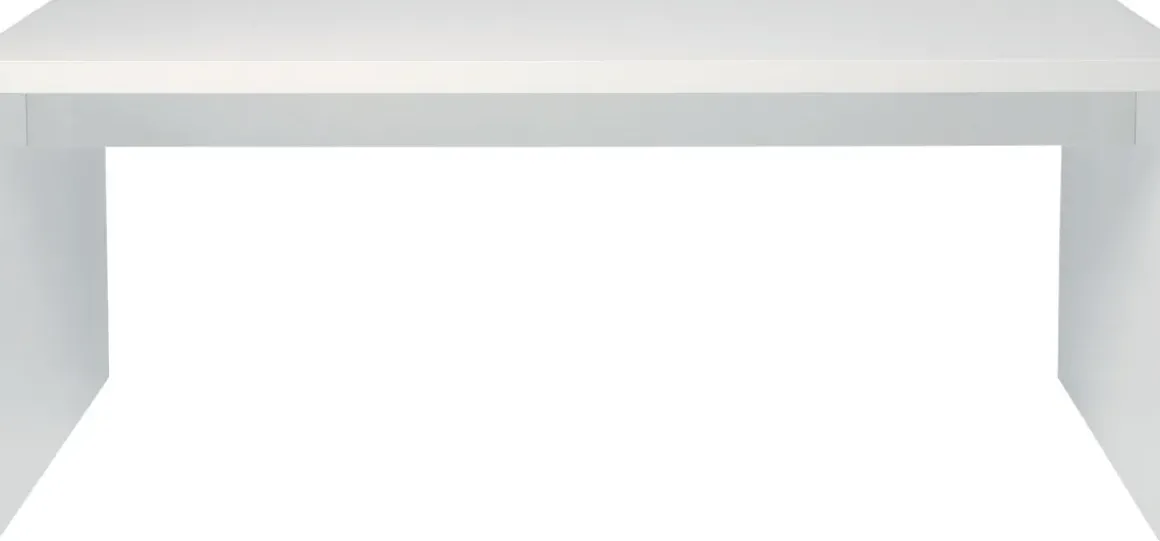 Skrivbord Vit Club, 180x85cm - KARE Design