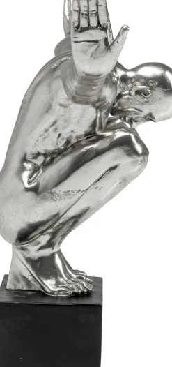 Skulptur Athlete - Dekor Silver, XL 100cm - KARE Design