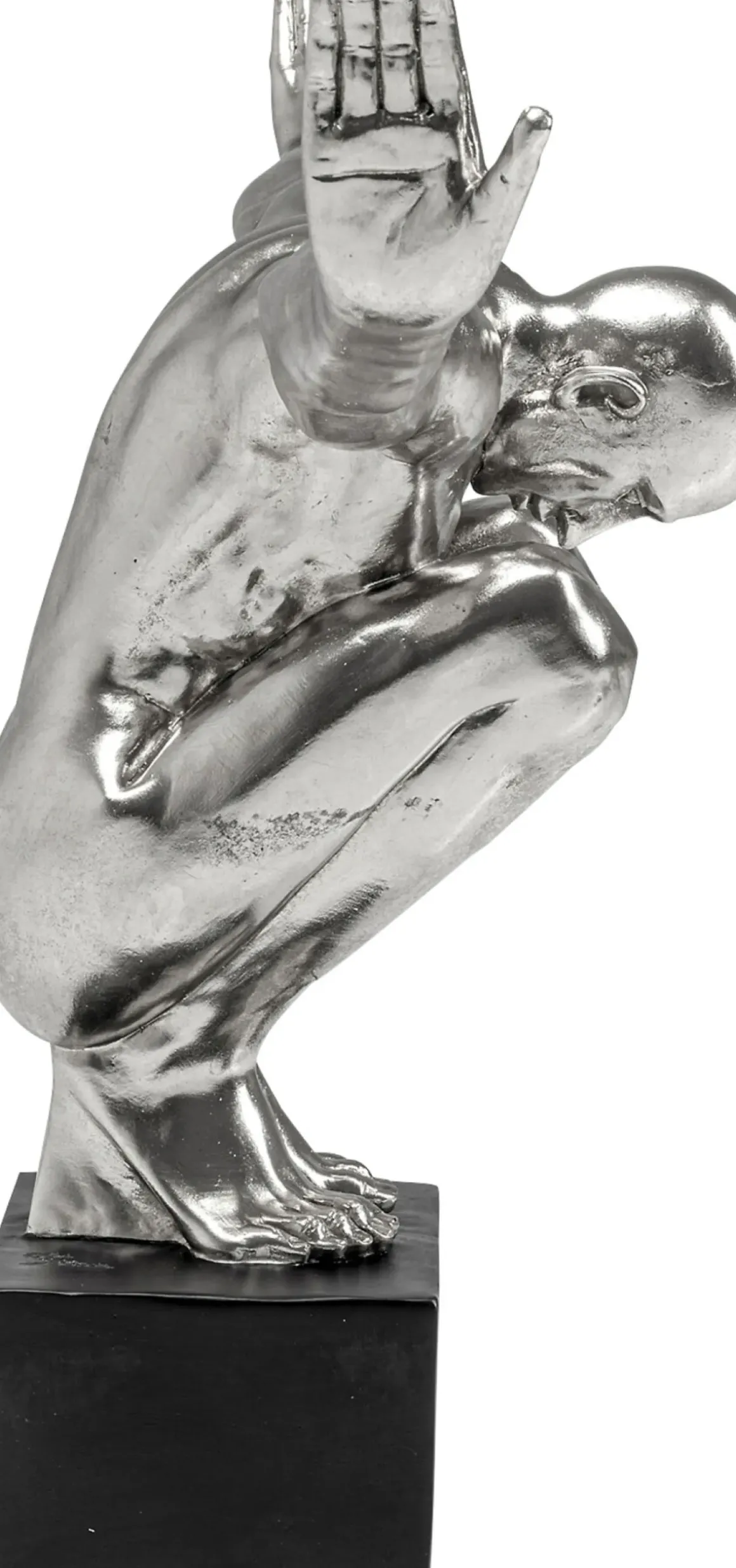 Skulptur Athlete - Dekor Silver, XL 100cm - KARE Design