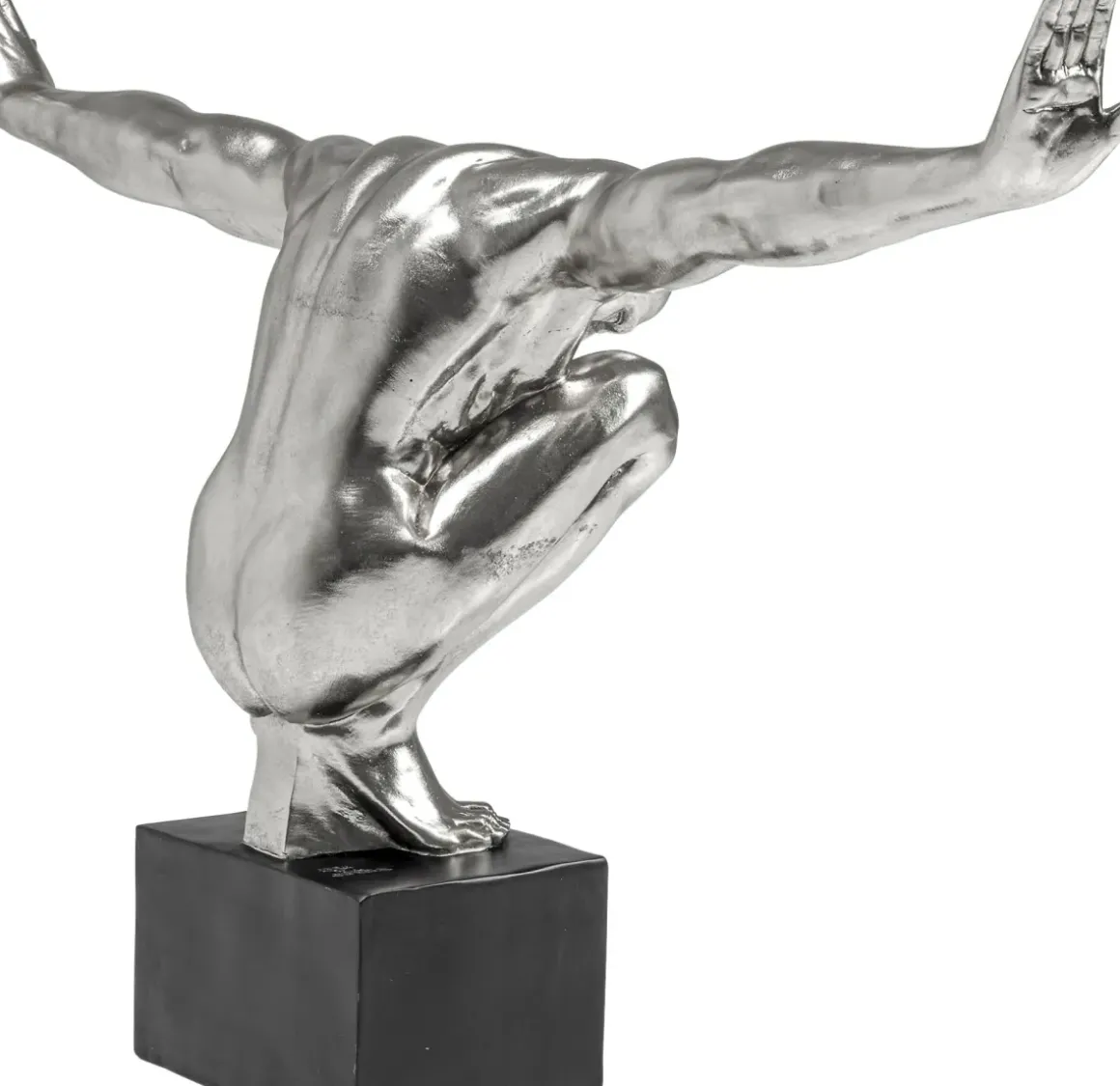Skulptur Athlete - Dekor Silver, XL 100cm - KARE Design