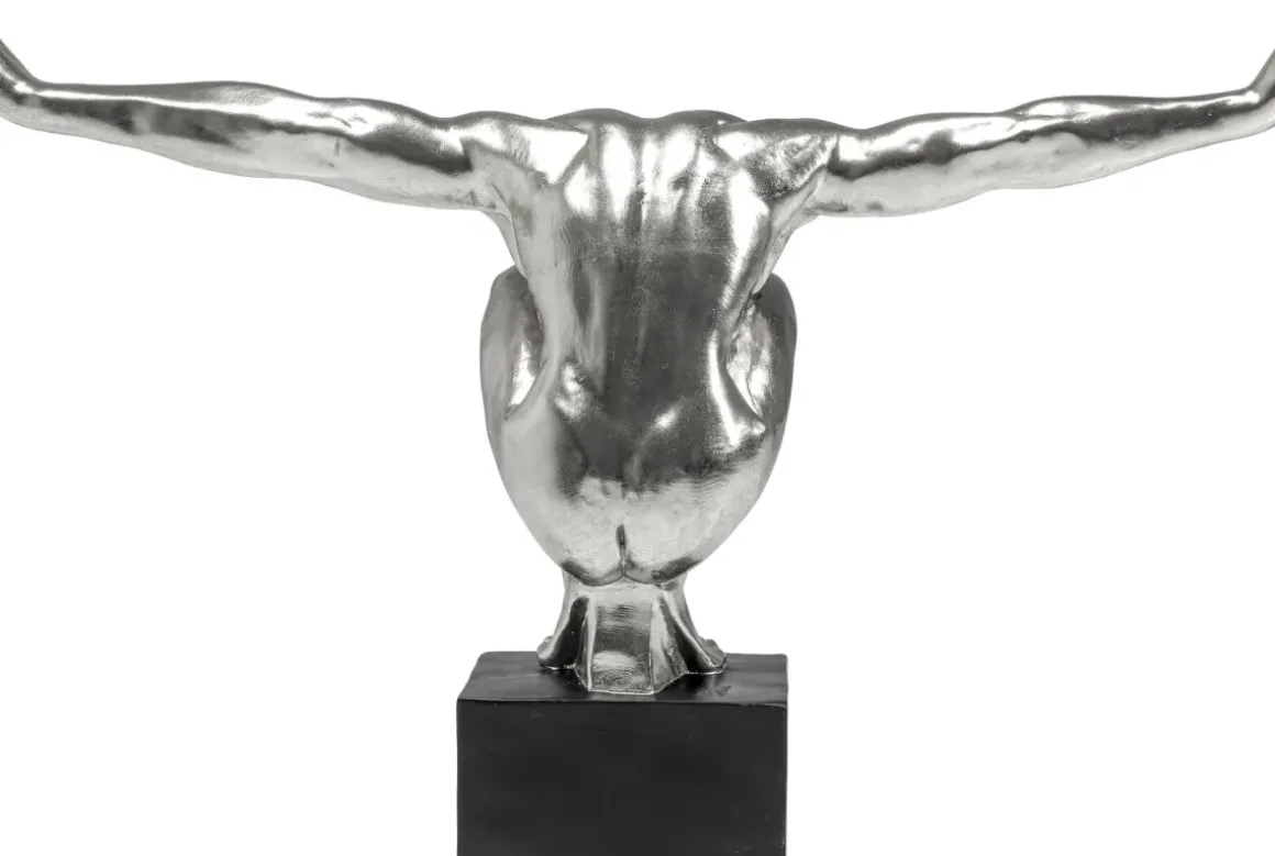 Skulptur Athlete - Dekor Silver, XL 100cm - KARE Design