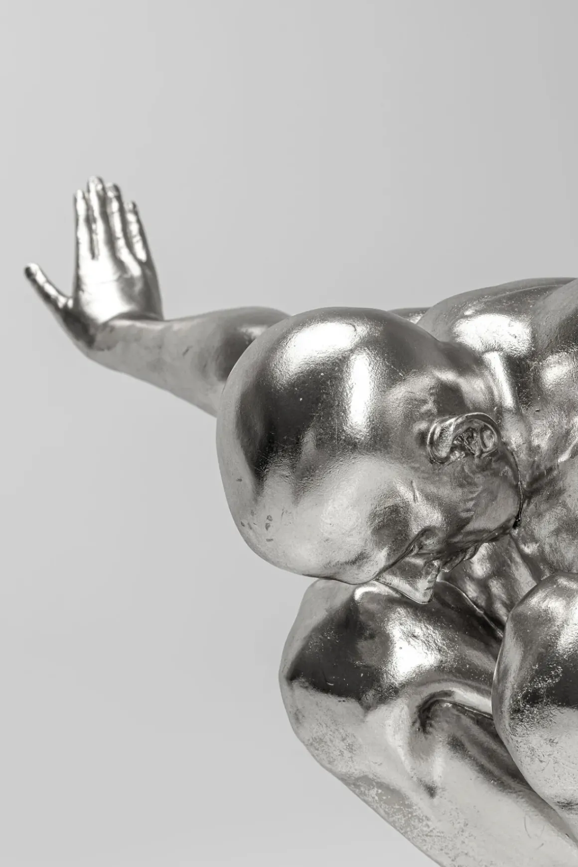 Skulptur Athlete - Dekor Silver, XL 100cm - KARE Design