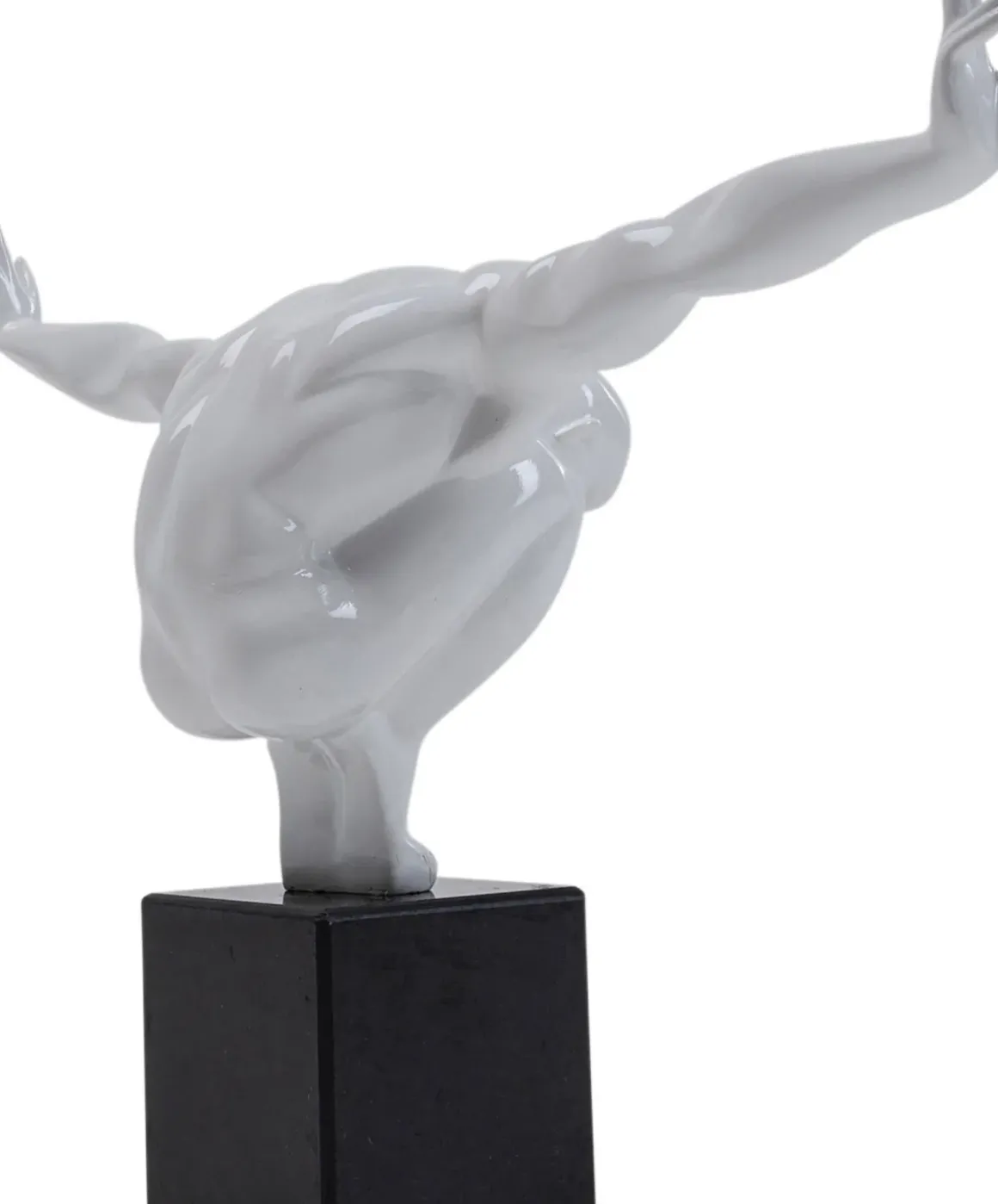 Skulptur Athlete - Dekor Vit, 43 cm - KARE Design