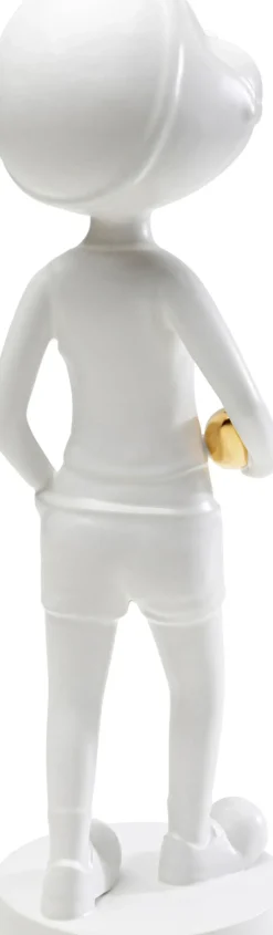 Skulptur Ball Girl - Vit, Handgjord, Unik, 41cm - KARE Design