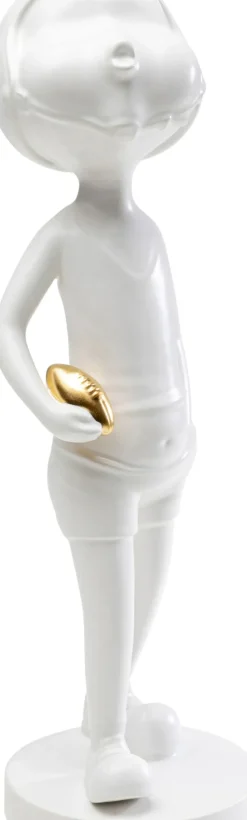 Skulptur Ball Girl - Vit, Handgjord, Unik, 41cm - KARE Design