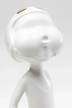 Skulptur Ball Girl - Vit, Handgjord, Unik, 41cm - KARE Design