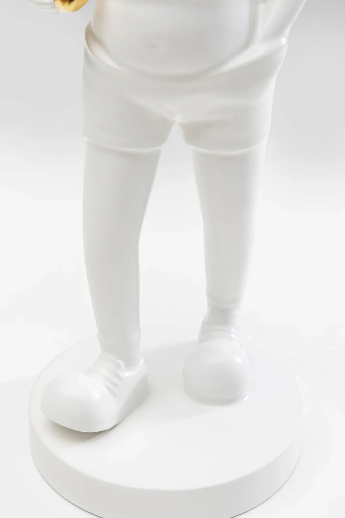 Skulptur Ball Girl - Vit, Handgjord, Unik, 41cm - KARE Design