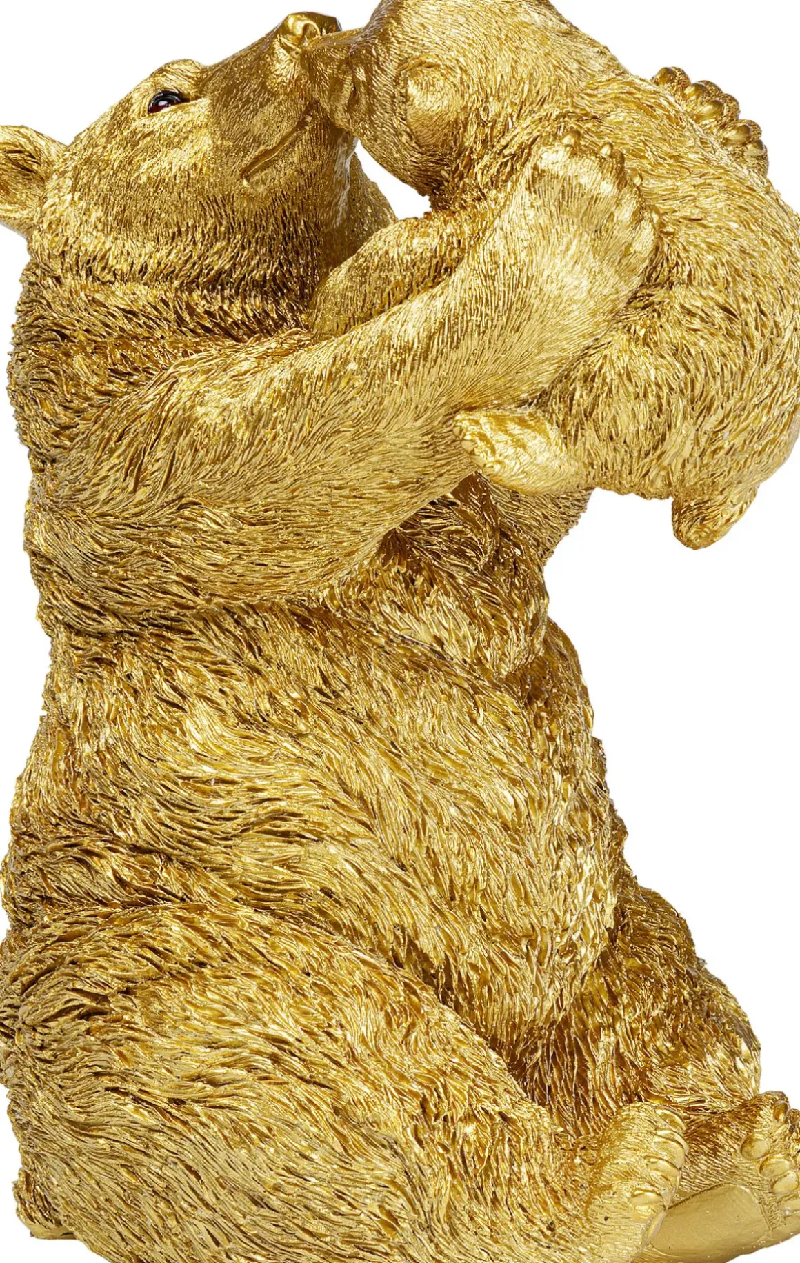 Skulptur Bear Lucky Mom - Dekor Guld Björnar, 27cm - KARE Design