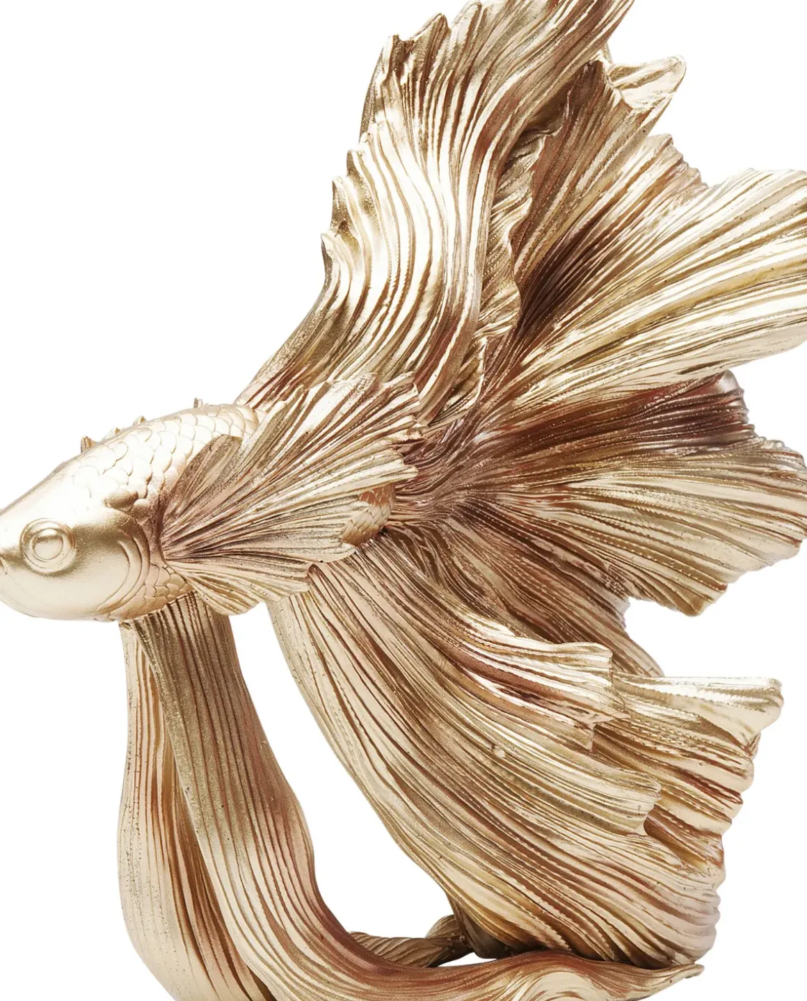 Skulptur Betta Fish - Dekorfigur Guld Fisk, 34cm - KARE Design
