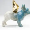 Skulptur Bulldog Angel - Blå - KARE Design