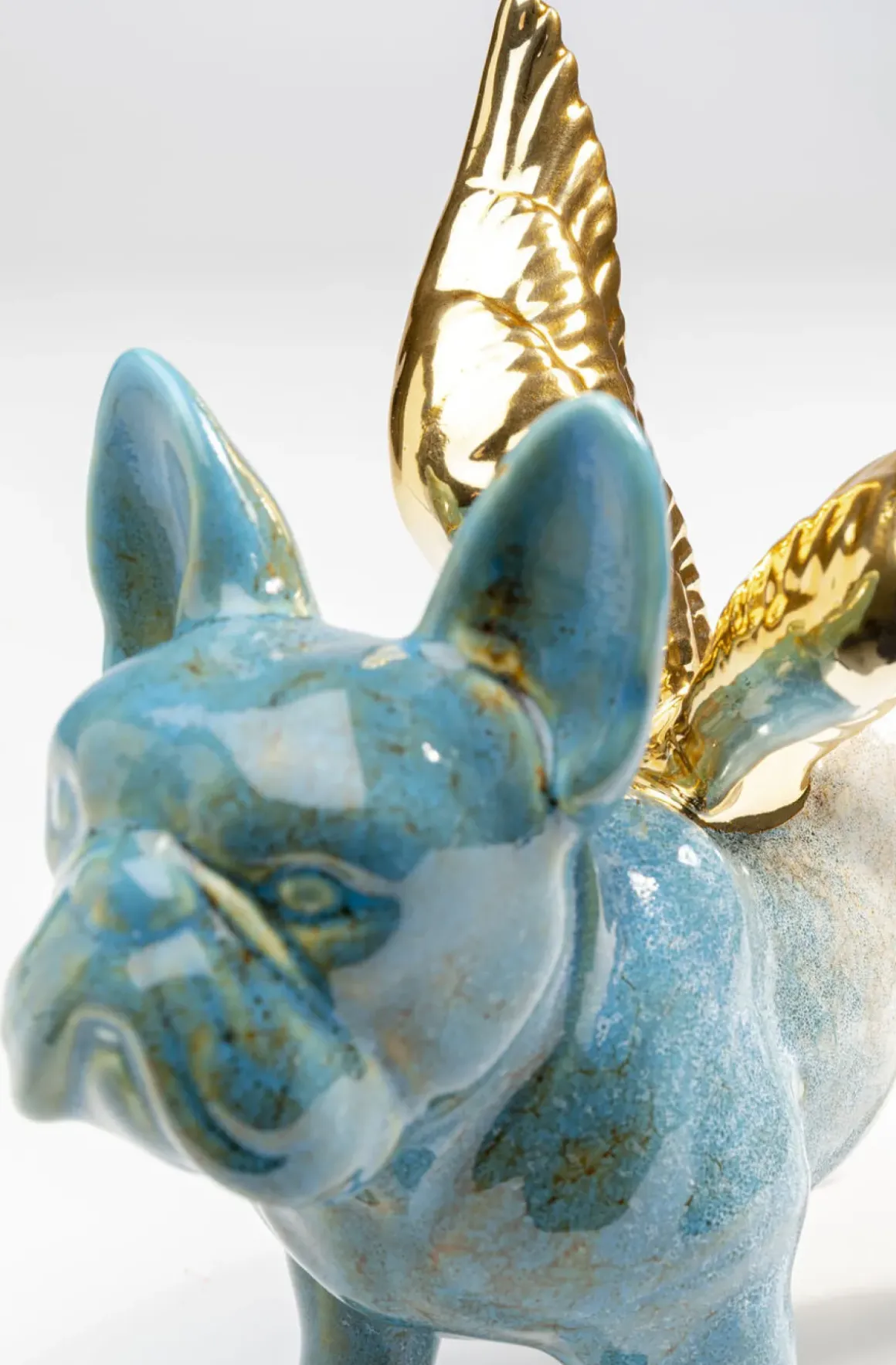 Skulptur Bulldog Angel - Blå - KARE Design