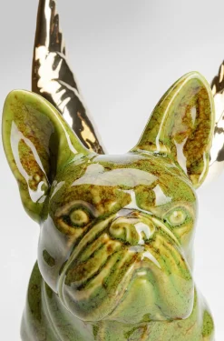 Skulptur Bulldog Angel - Grön - KARE Design