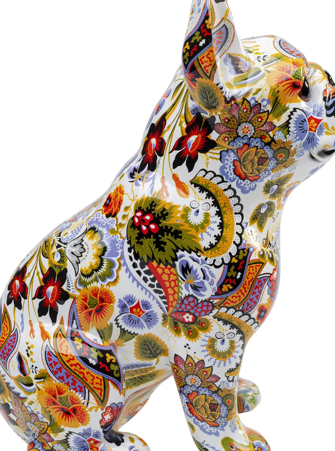 Skulptur Bulldog French - Dekor Sittande Hund Graffiti - KARE Design