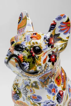 Skulptur Bulldog French - Dekor Sittande Hund Graffiti - KARE Design