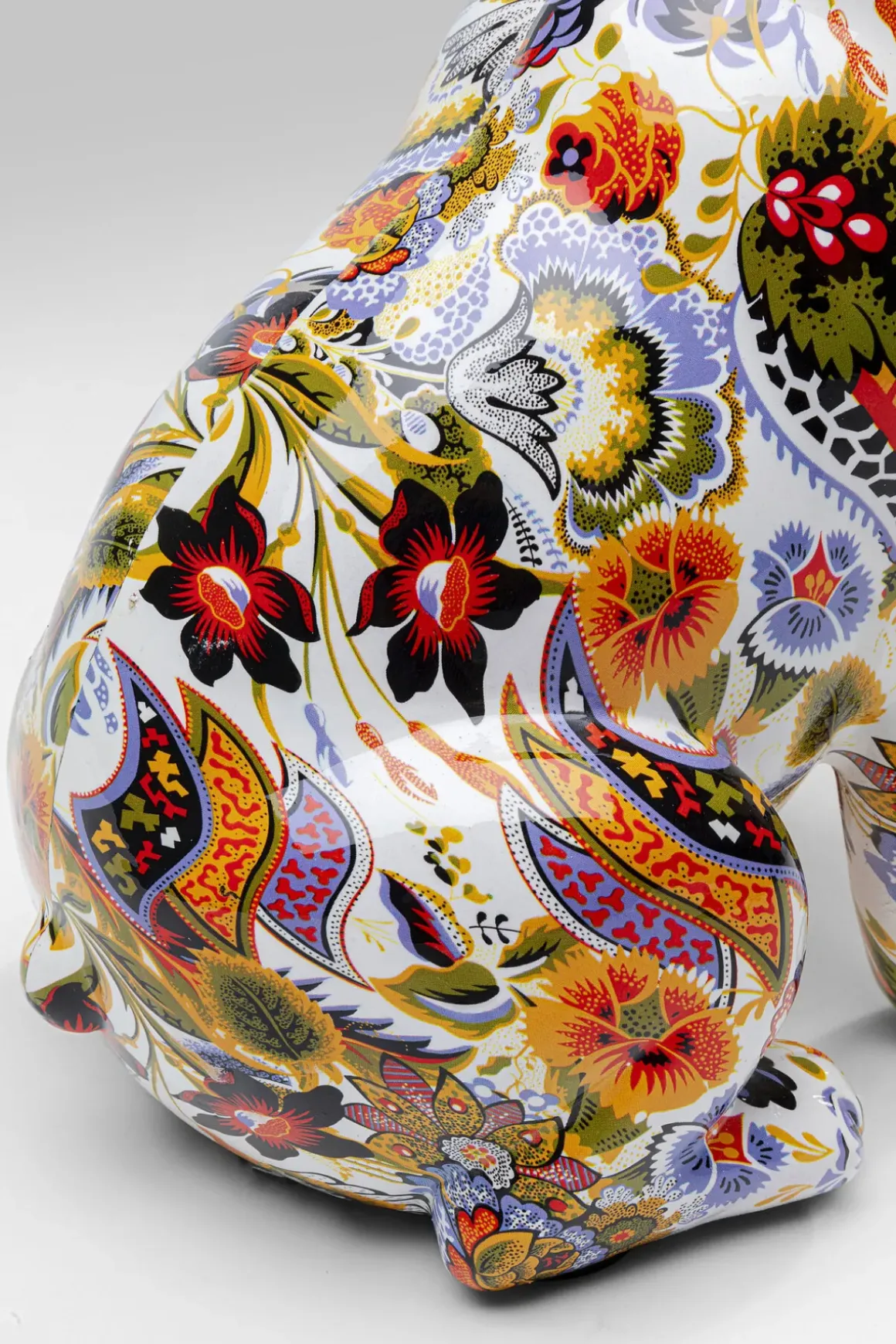 Skulptur Bulldog French - Dekor Sittande Hund Graffiti - KARE Design