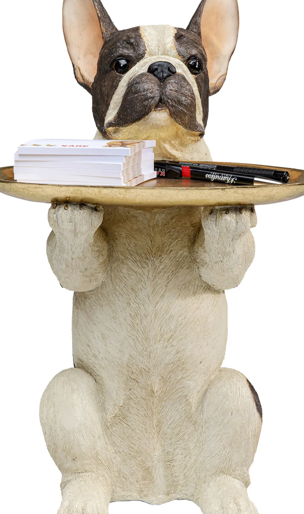 Skulptur Butler Bully - Hund med Bricka - KARE Design