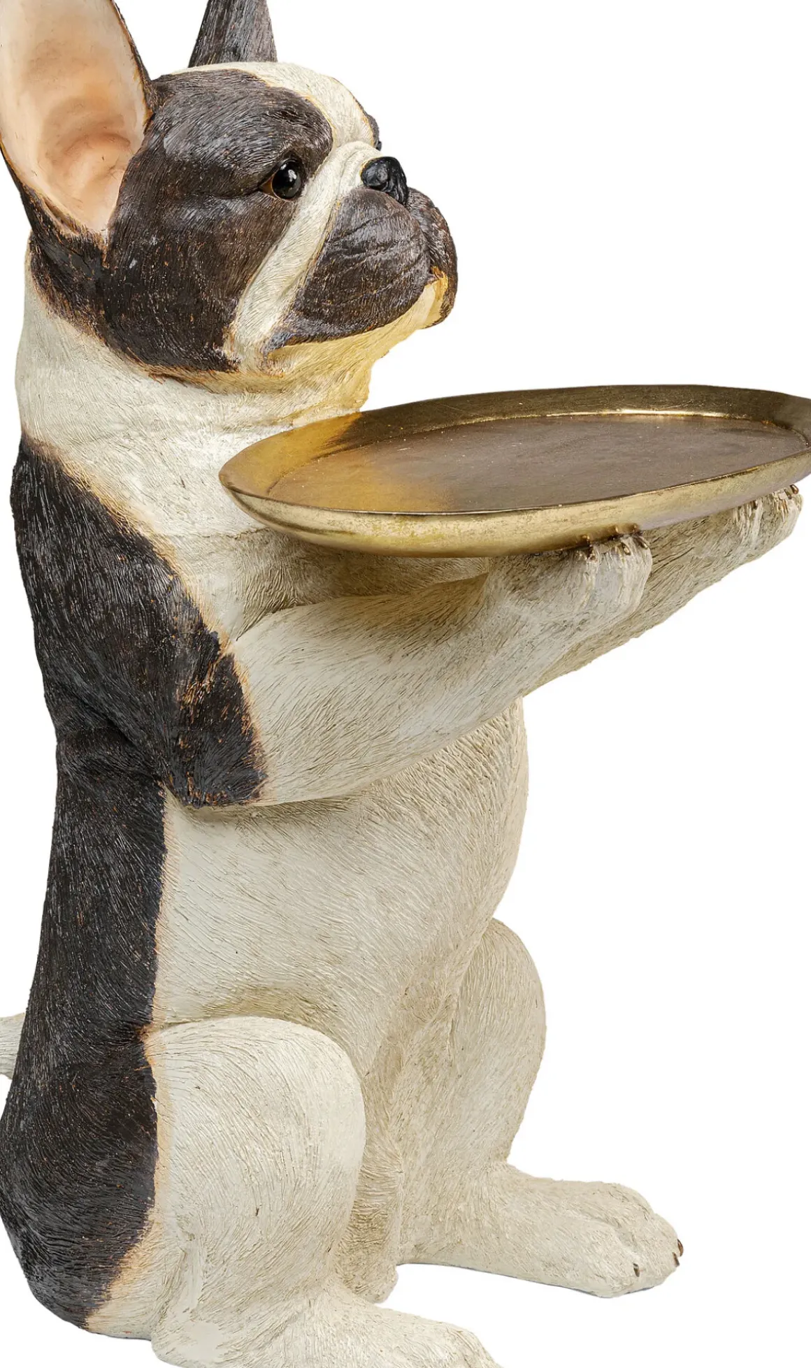 Skulptur Butler Bully - Hund med Bricka - KARE Design