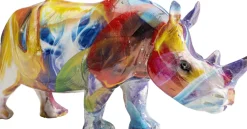 Skulptur Coloured Rhino - KARE Design