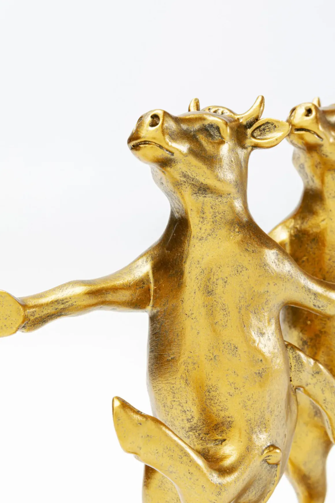 Skulptur Dancing Cows - Guld - KARE Design