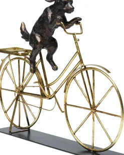 Skulptur Dog On Bicycle - Dekor Cyklande Hund - KARE Design