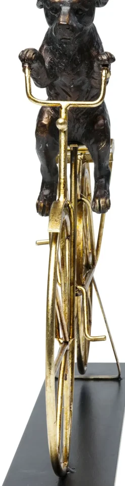Skulptur Dog On Bicycle - Dekor Cyklande Hund - KARE Design