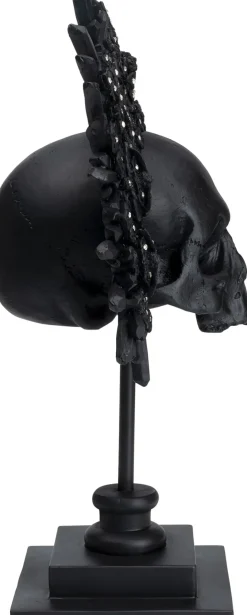 Skulptur Döskalle King - Svart - KARE Design