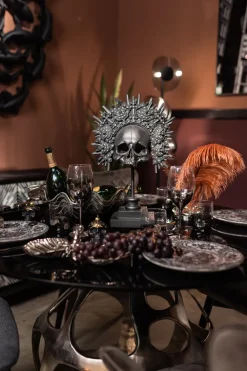 Skulptur Döskalle King - Svart - KARE Design