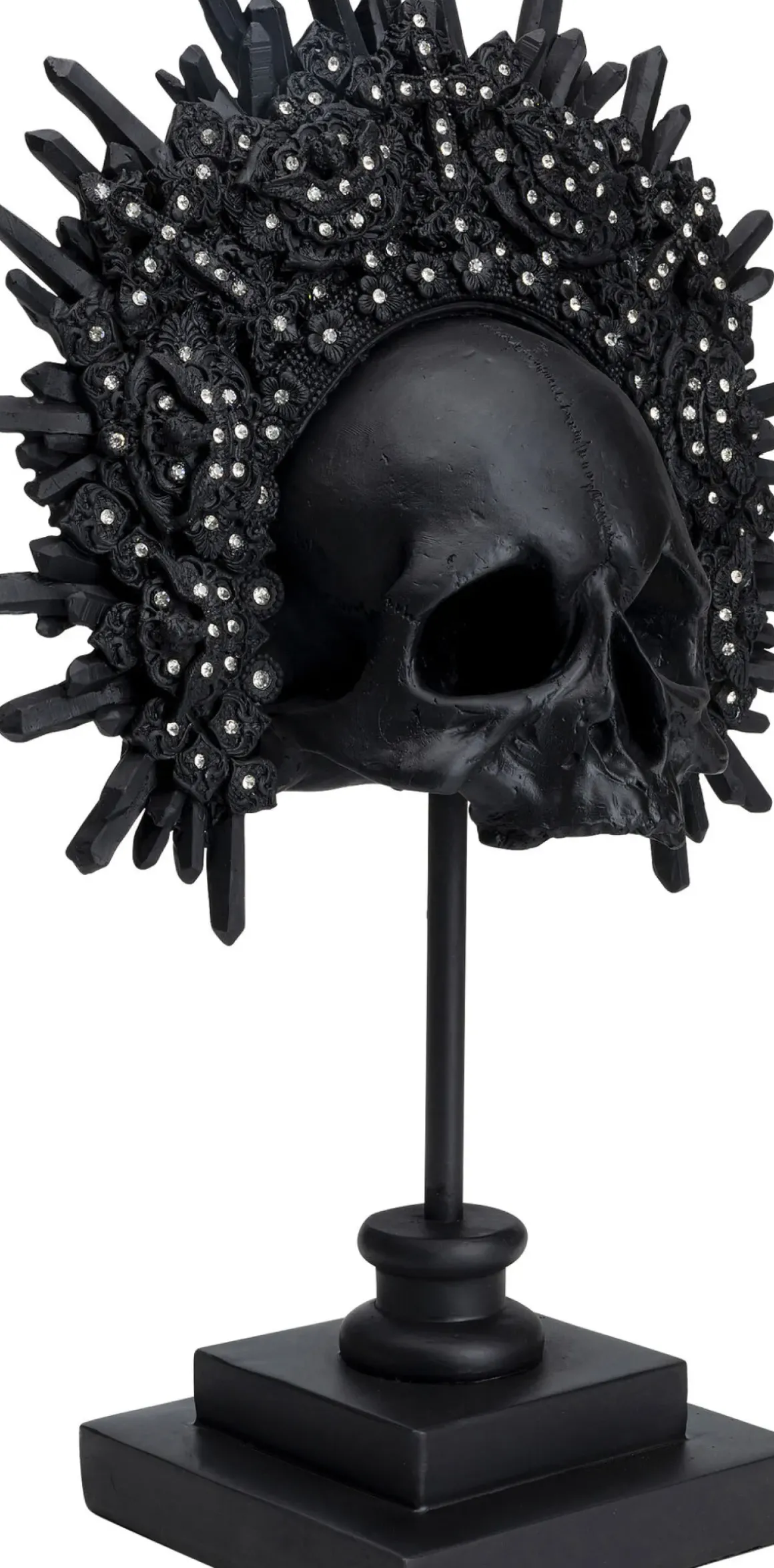 Skulptur Döskalle King - Svart - KARE Design