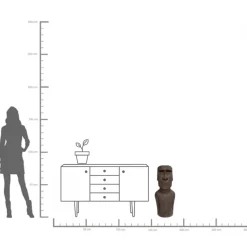 Skulptur Easter Island, 80cm - KARE Design