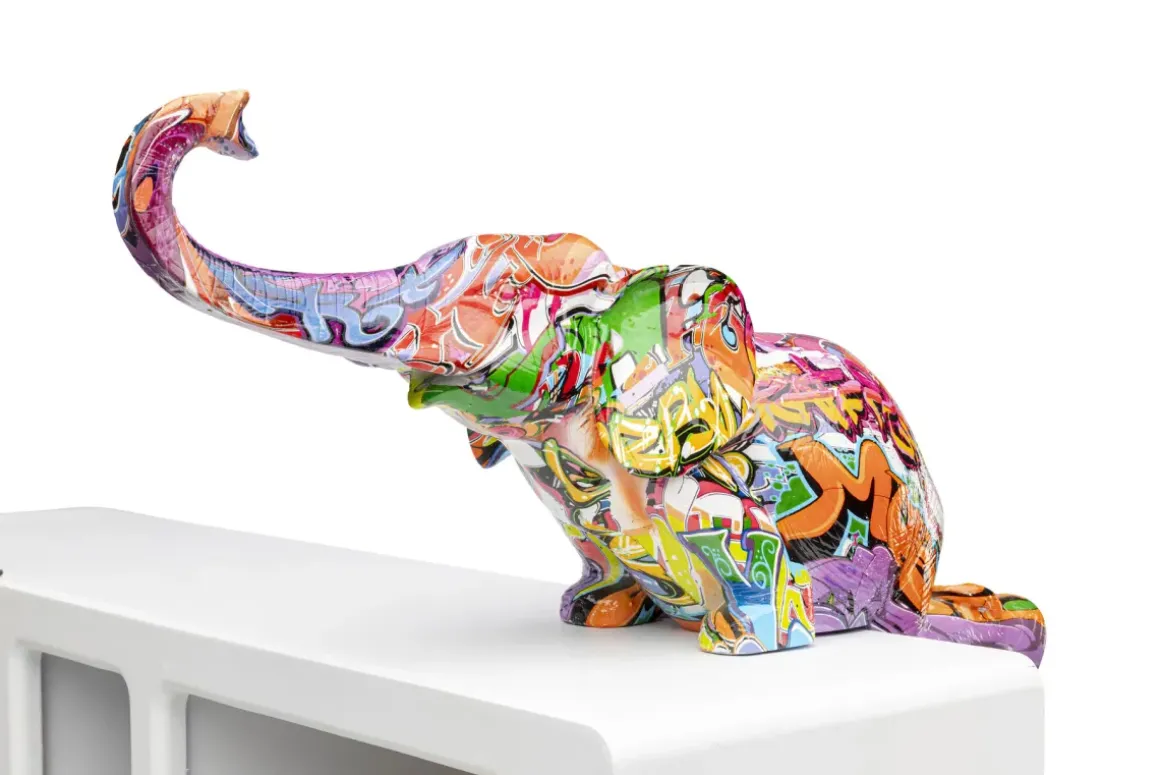 Skulptur Elefant Zirkus - Dekorfigur Graffit - KARE Design