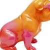 Skulptur Fashion Dog - Orange/Guld, 37cm - KARE Design