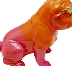 Skulptur Fashion Dog - Orange/Rosa, 17cm - KARE Design